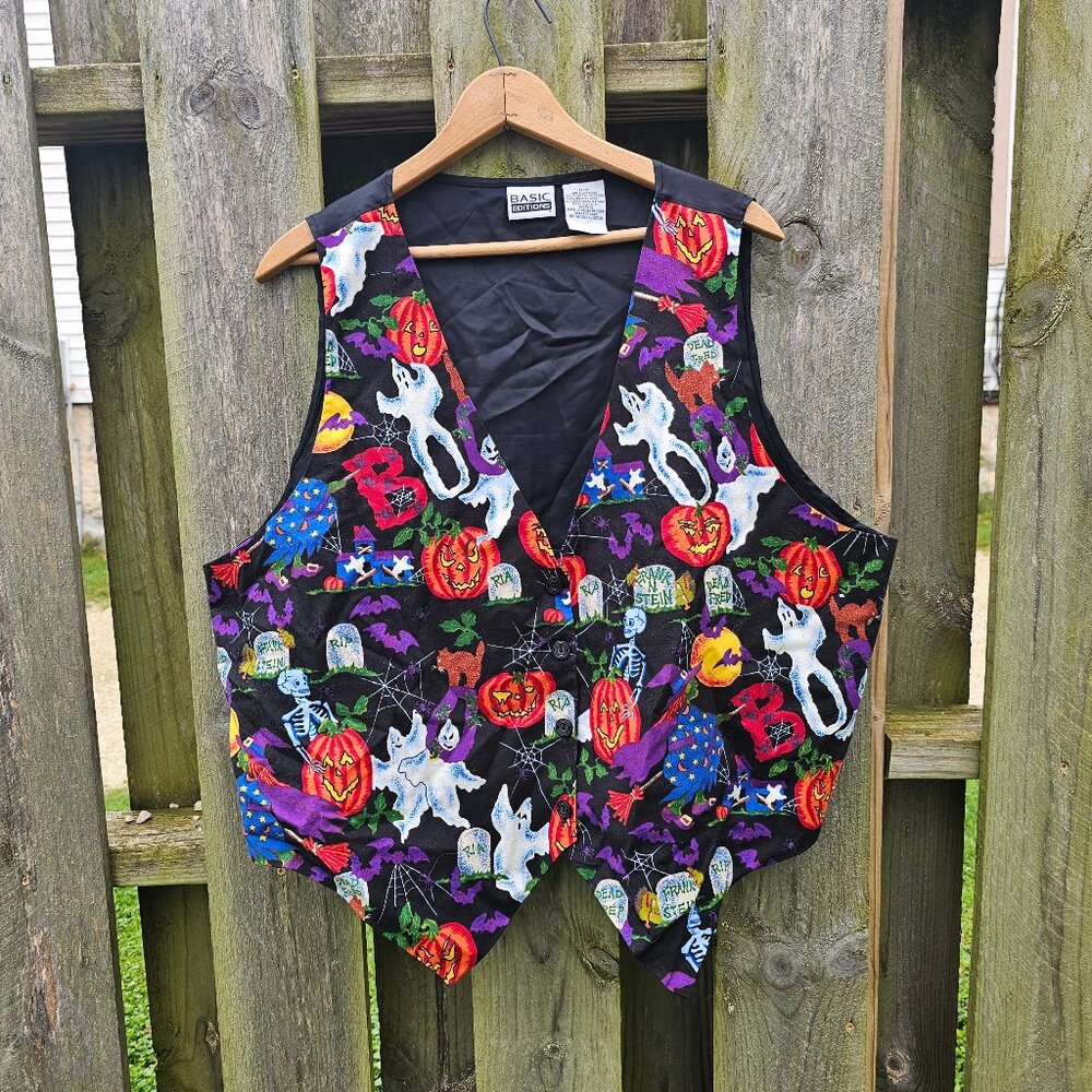 Vintage Nostalgiacore Teachercore Kidcore Eclectic Cottagecore Halloween Vest